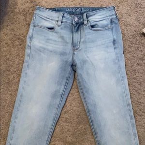 American eagle light wash jeans